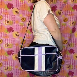 Vintage y2k purple messenger bag